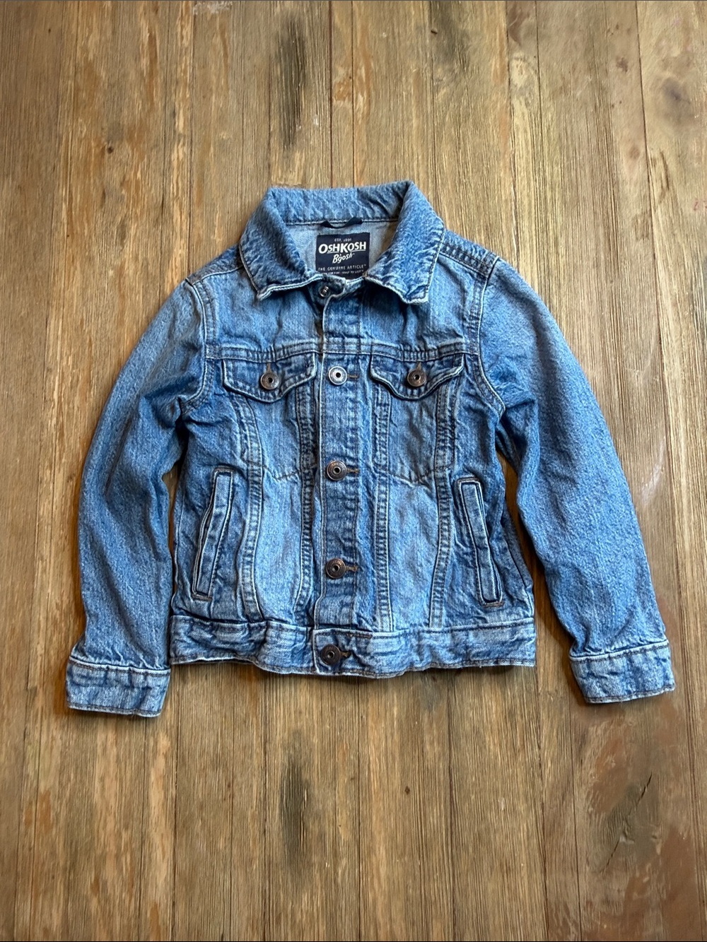OshKosh B'gosh Classic Blue Kids Denim Jacket